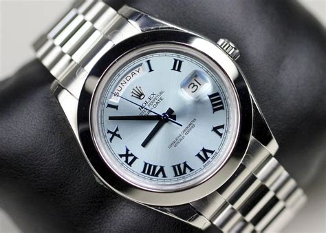 rolex day date watch platinum